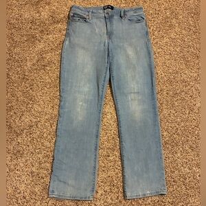 GAP Women's Light Blue Straight Leg Jeans - Size 10/30